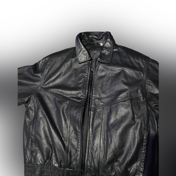 RoundTree & Yorke black leather jacket size L - Picture 3 of 6